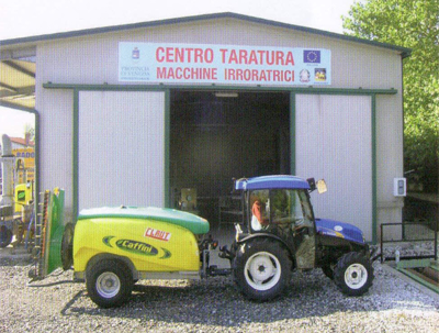 Centro prova per il controllo funzionale delle irroratrici autorizzati e riconosciuti in Veneto